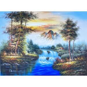 BEAUTIFUL IMPRESSIONIST HAND PAINTED PAINTING